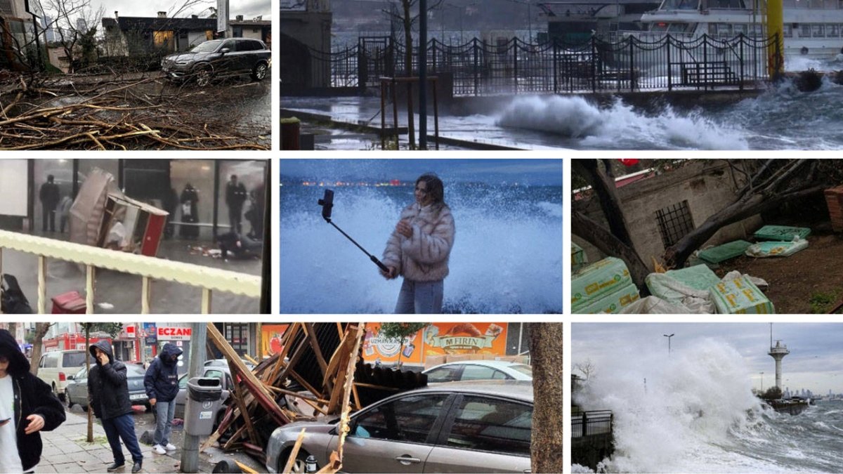 İstanbul'da Şiddetli Fırtına Dehşeti: Çatılar Uçtu, Seferler Durdu! haberi ile ilgili en güncel görsel analizi